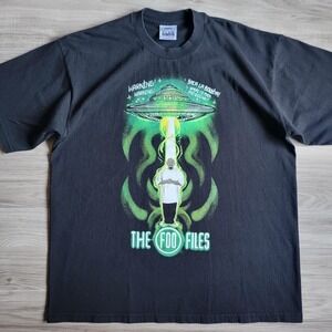 Vintage ' The Foo Files ' Foos Gone Wild Alien Funny Comedy Shirt